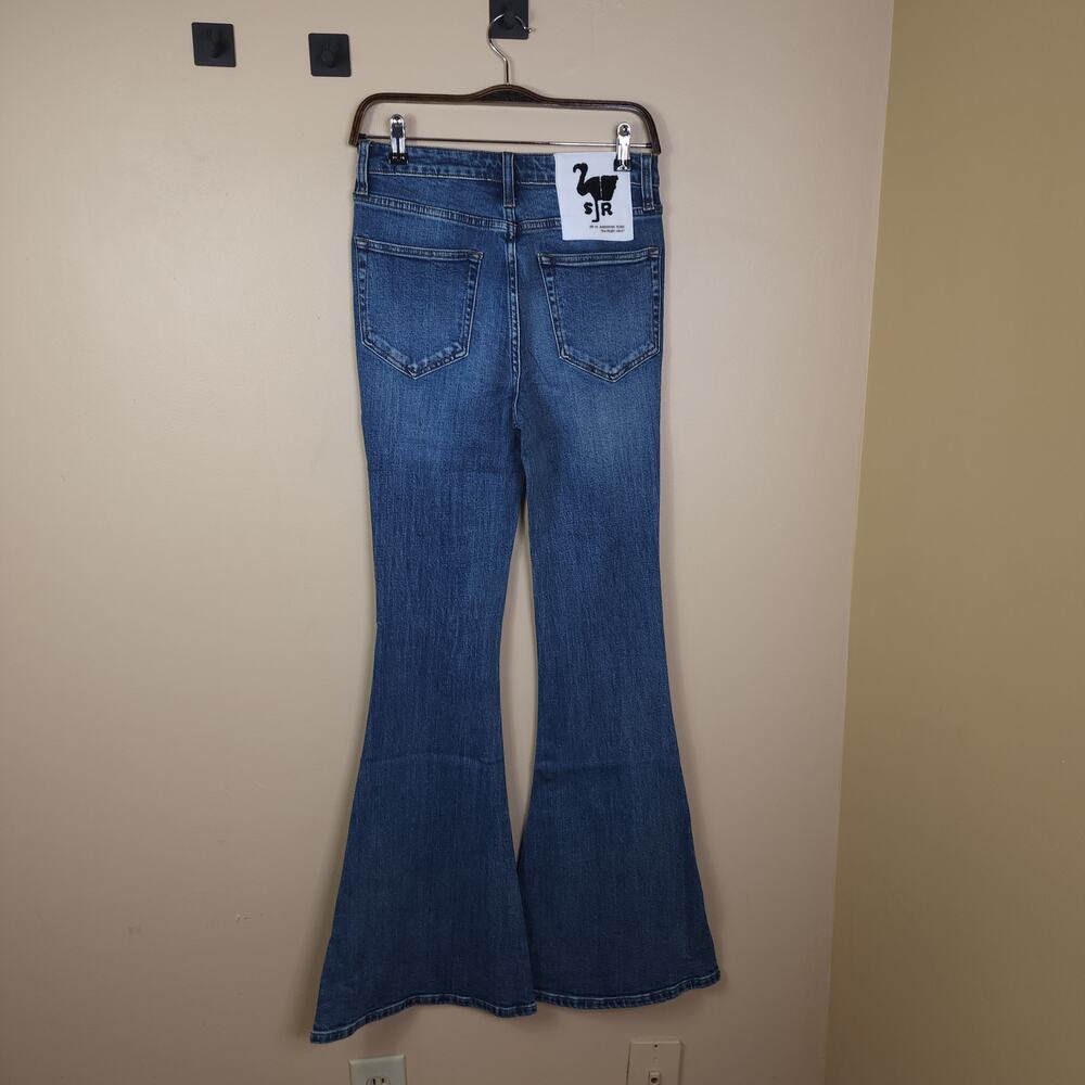 Sandrine Rose X Free People Super Flare in Indigo Size 26 - Picture 6 of 12